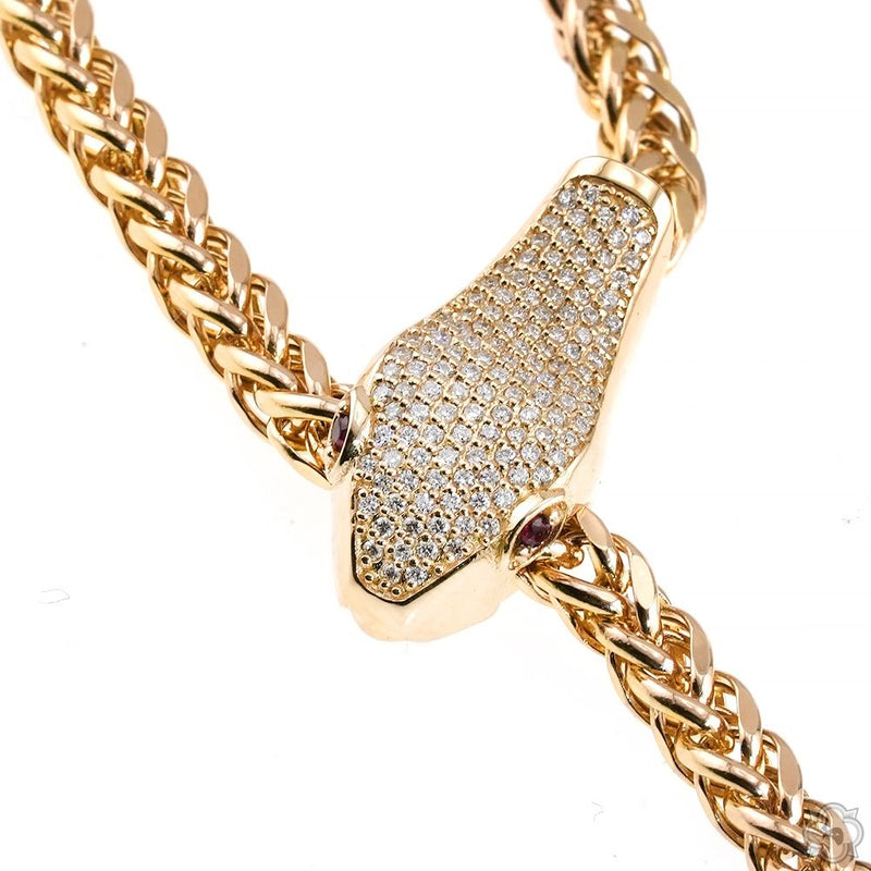 Adjustable Diamond Snake Necklace 70550 - Image 2