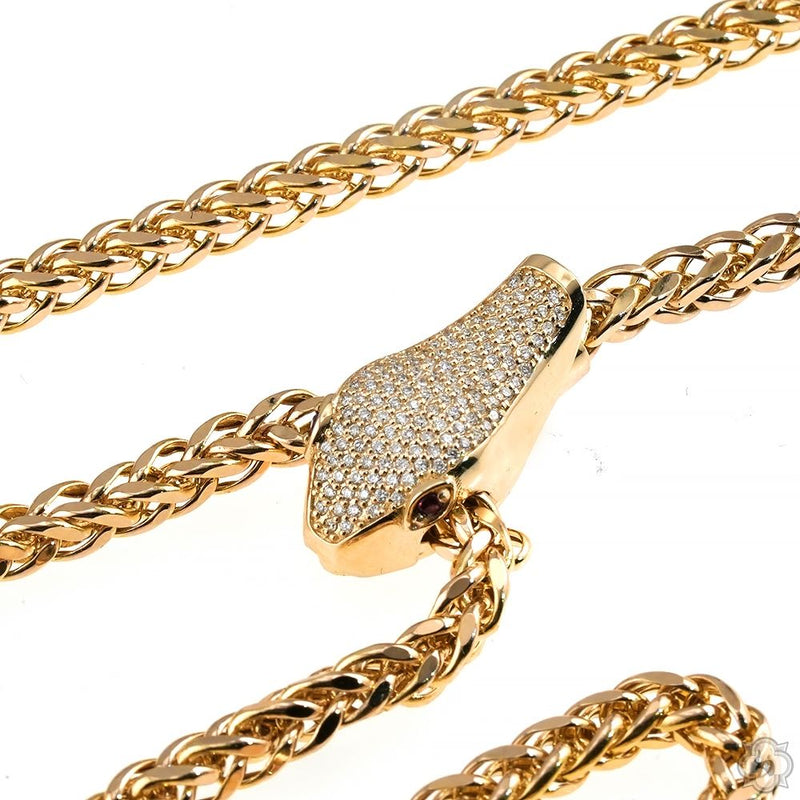 Adjustable Diamond Snake Necklace 70550 - Image 4