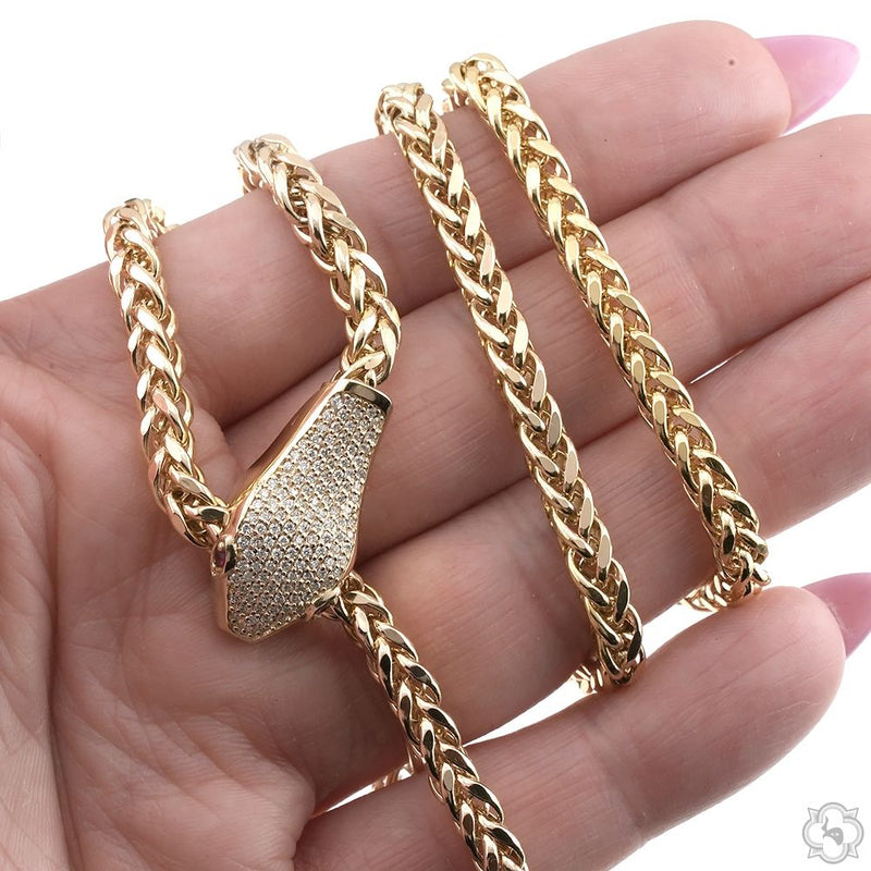 Adjustable Diamond Snake Necklace 70550 - Image 7