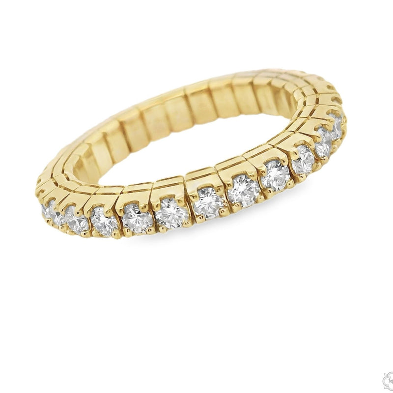 Adjustable Diamond Tennis Ring 70267 - Image 2