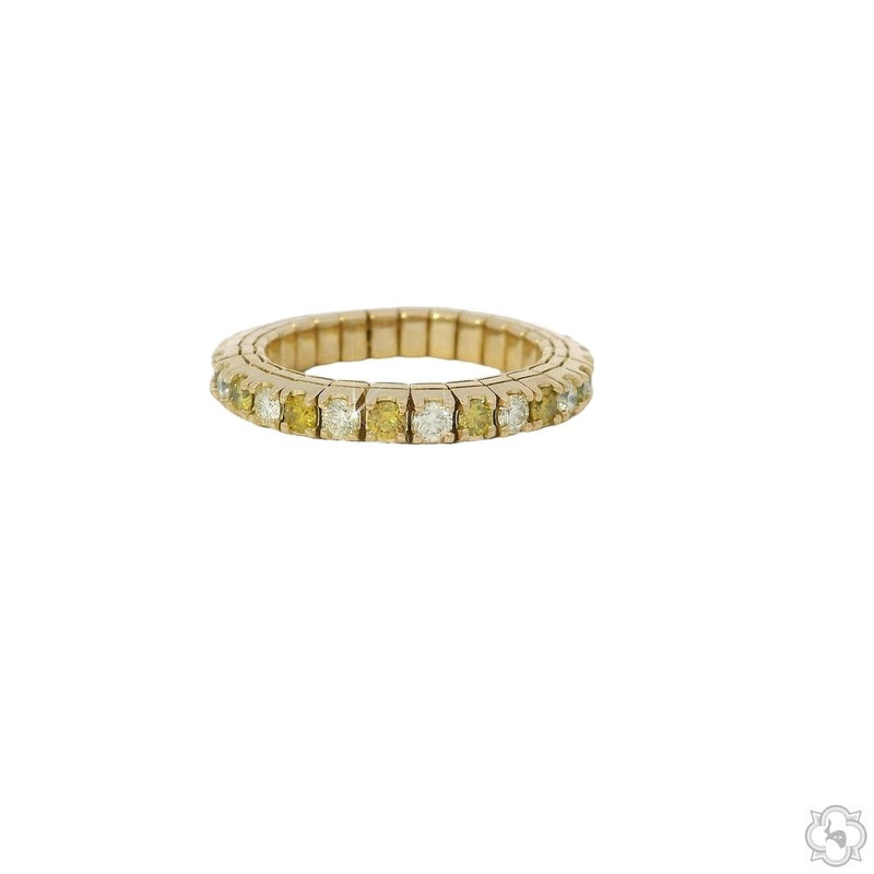 Adjustable Tennis Ring Natural Yellow Accent 70270 - Image 1