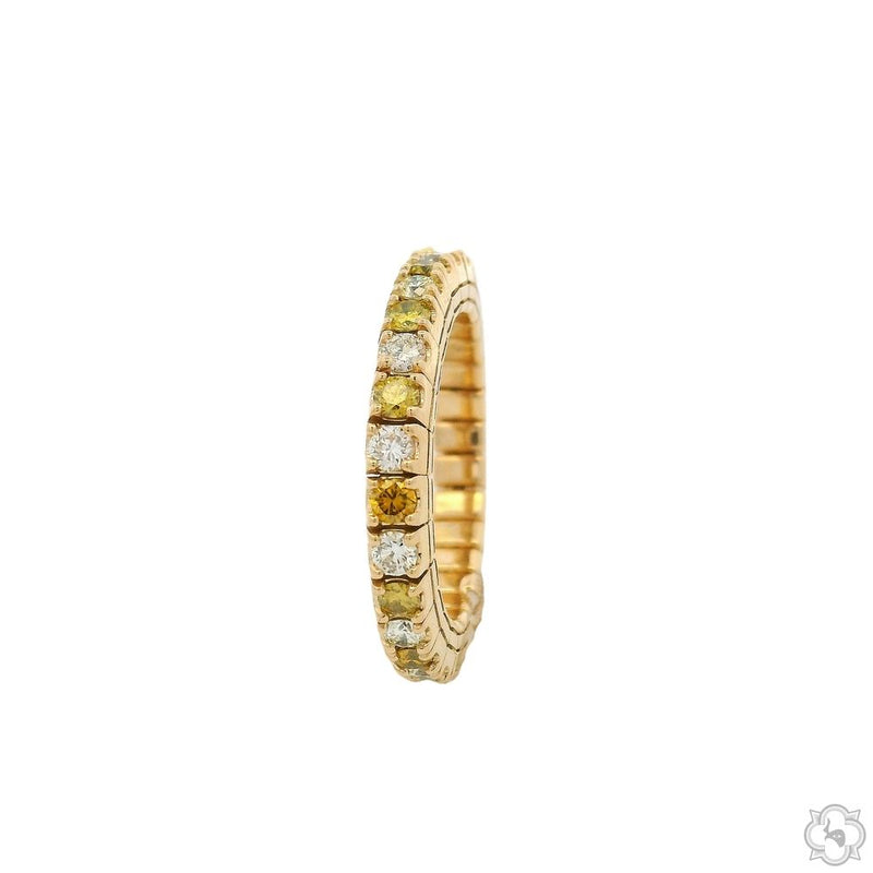 Adjustable Tennis Ring Natural Yellow Accent 70270 - Image 2