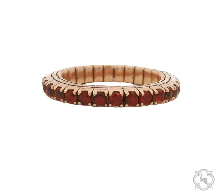 Adjustable Tennis Ring Red Sapphire Accent 70272 - Image 1