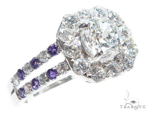 Ainos Prong Diamond Engagement Ring 41248 - Image 2