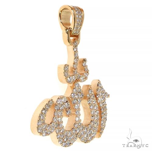 Allah Diamond Pendant 68302 - Image 2