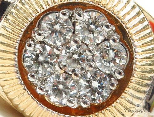 18K Gold Diamond Timepiece Ring, photo 3 of 7
