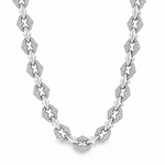Alternate Diamond & Plain Rolo Link Chain 71813
