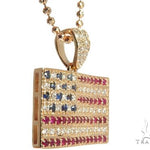 American Flag Moon Cut Chain Set 64414 - Image 3