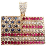 American Flag Moon Cut Chain Set 64414 - Image 4