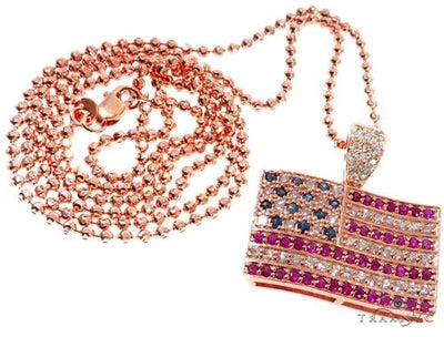 American Flag Moon Cut Chain Set 64416 - Image 1
