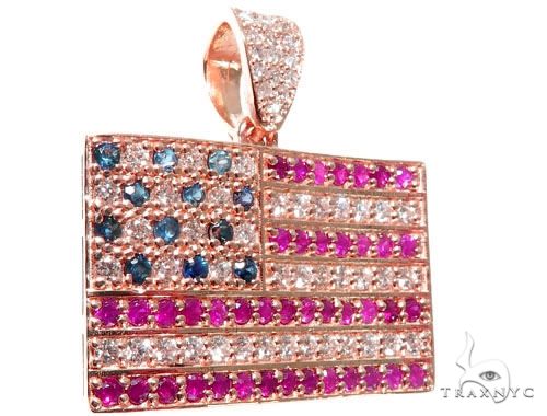 American Flag Moon Cut Chain Set 64416 - Image 5