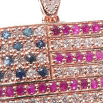 American Flag Moon Cut Chain Set 64416 - Image 7