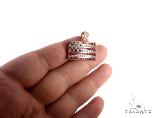 American Flag Moon Cut Chain Set 64416 - Image 8