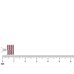 American Flag Moon Cut Chain Set 64414