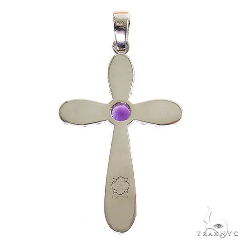 Amethyst Sanctity Cross Pendant 69602 - Image 4