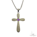 Amethyst Sanctity Cross Pendant Set 69682 - Image 4