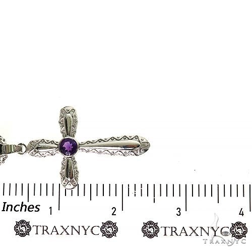 Amethyst Sanctity Cross Pendant Set 69682 - Image 6