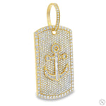 Anchor Diamond Dog Tag Pendant 70745 - Image 2