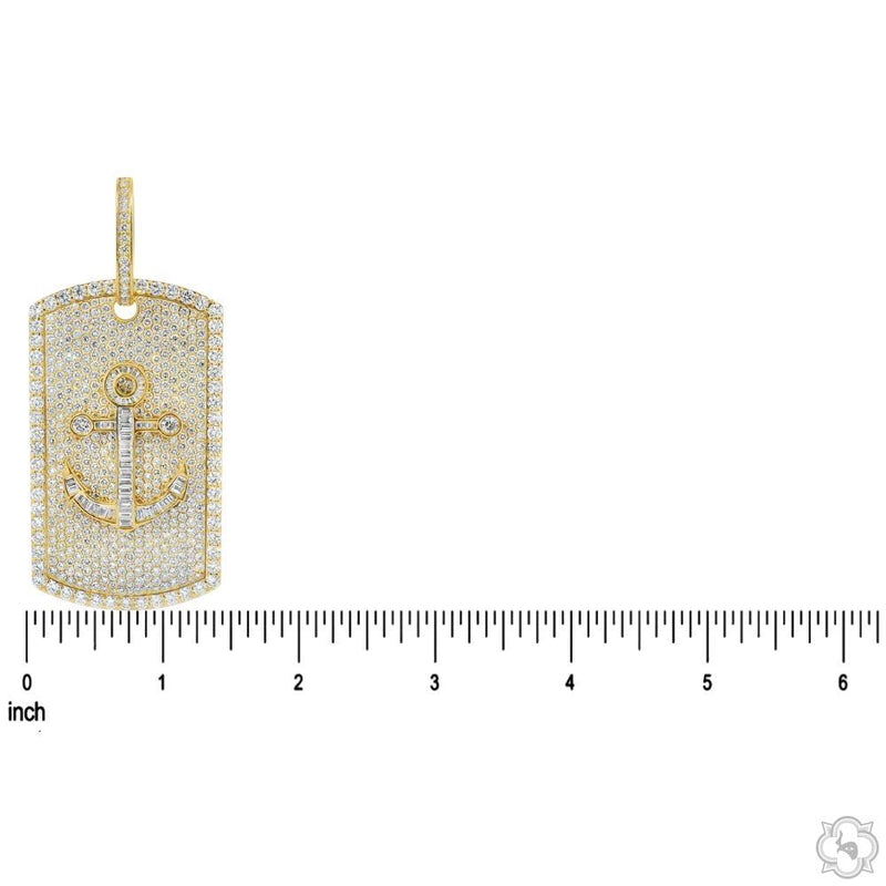 Anchor Diamond Dog Tag Pendant 70745 - Image 7
