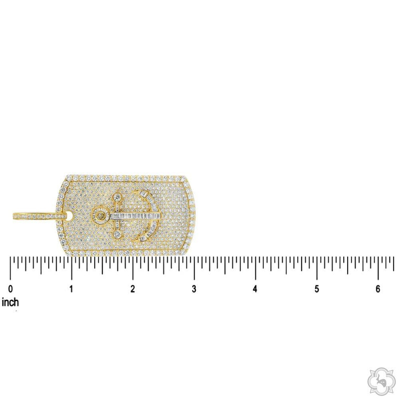 Anchor Diamond Dog Tag Pendant 70745 - Image 8