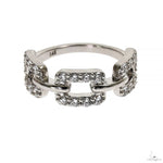 Anchor Link Diamond Ring(Lab)  70012 - Image 1