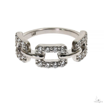 Anchor Link Diamond Ring(Lab)  70012 - Image 1