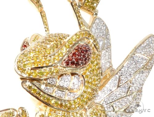 Custom Large Angry Bee Pendant 64173 - Image 2