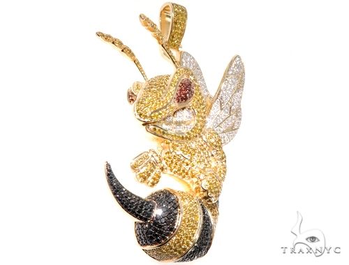 Custom Large Angry Bee Pendant 64173 - Image 6