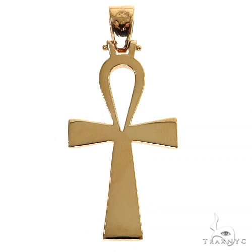 14K Gold Ankh Cross Pendant, photo 4 of 6