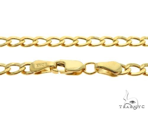 10k Gold Ankh Pendant and Hollow Cuban Chain Set, photo 10 of 14