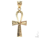 Ankh Pendant and 20 Inches Hollow Cuban Chain Set 61718 - Image 2