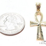 Ankh Pendant and 20 Inches Hollow Cuban Chain Set 61718 - Image 5
