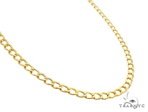 10k Gold Ankh Pendant and Hollow Cuban Chain Set, photo 7 of 14
