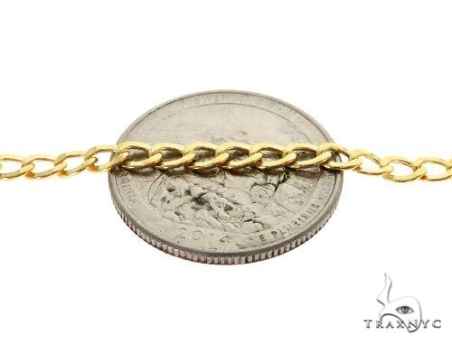 10k Gold Ankh Pendant and Hollow Cuban Chain Set, photo 8 of 14