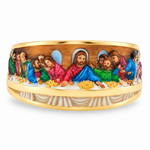 Apostles Last Supper Enamel Ring