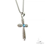 Aqua Aura Sacred Cross Pendant Set 69684 - Image 2