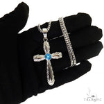 Aqua Aura Sacred Cross Pendant Set 69684 - Image 7