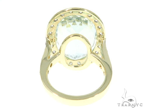 Aquamarine Diamond Ring 45105 - Image 5