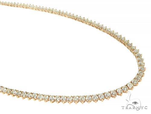 Iced out diamond chain 3.1mm width 18 inches – round-cut stones set edge to edge, flat lay on white