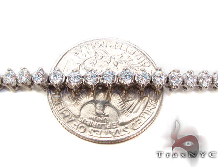 14K Solid Gold Arctic Iced Chain 32 Inches 4mm, photo 5 of 11