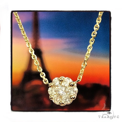 Aroa Prong Diamond Necklace 40812 - Image 3