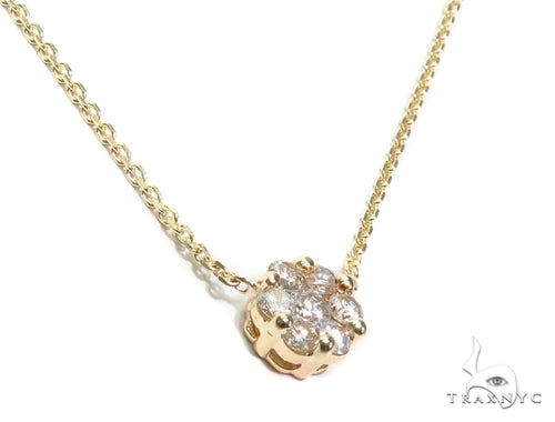 Aroa Prong Diamond Necklace 40812 - Image 4