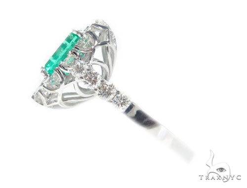 Artemis Diamond Emerald Ring 41657 - Image 4