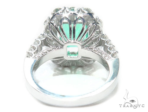 Artemis Diamond Emerald Ring 41657 - Image 5