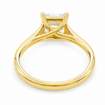 Asscher Diamond Solitaire Engagement Ring 71593