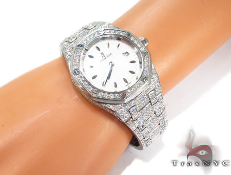 Audemars Piguet Full Diamond Prestige Sports Collection Royal Oak Watch 28375 - Image 10