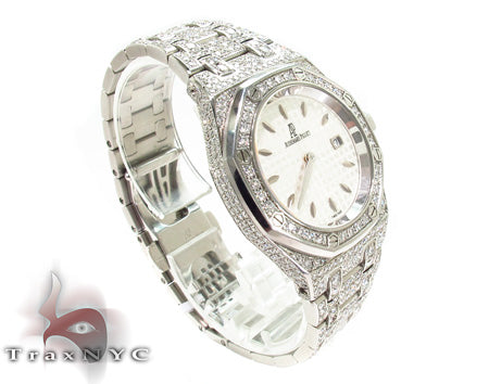 Audemars Piguet Full Diamond Prestige Sports Collection Royal Oak Watch 28375 - Image 3