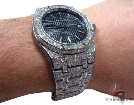Audemars Piguet Royal Oak Diamond Watch 29070 - Image 12