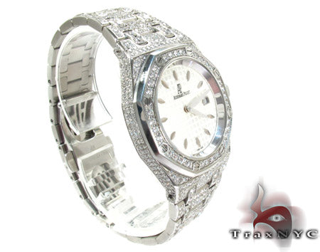 Audemars Piguet Royal Oak Full Diamond Watch 27853 - Image 3