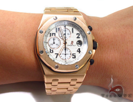 Audemars Piguet Royal Oak Offshore 18K Rose Gold Watch 29025 - Image 13
